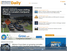 Tablet Screenshot of mjbizdaily.com
